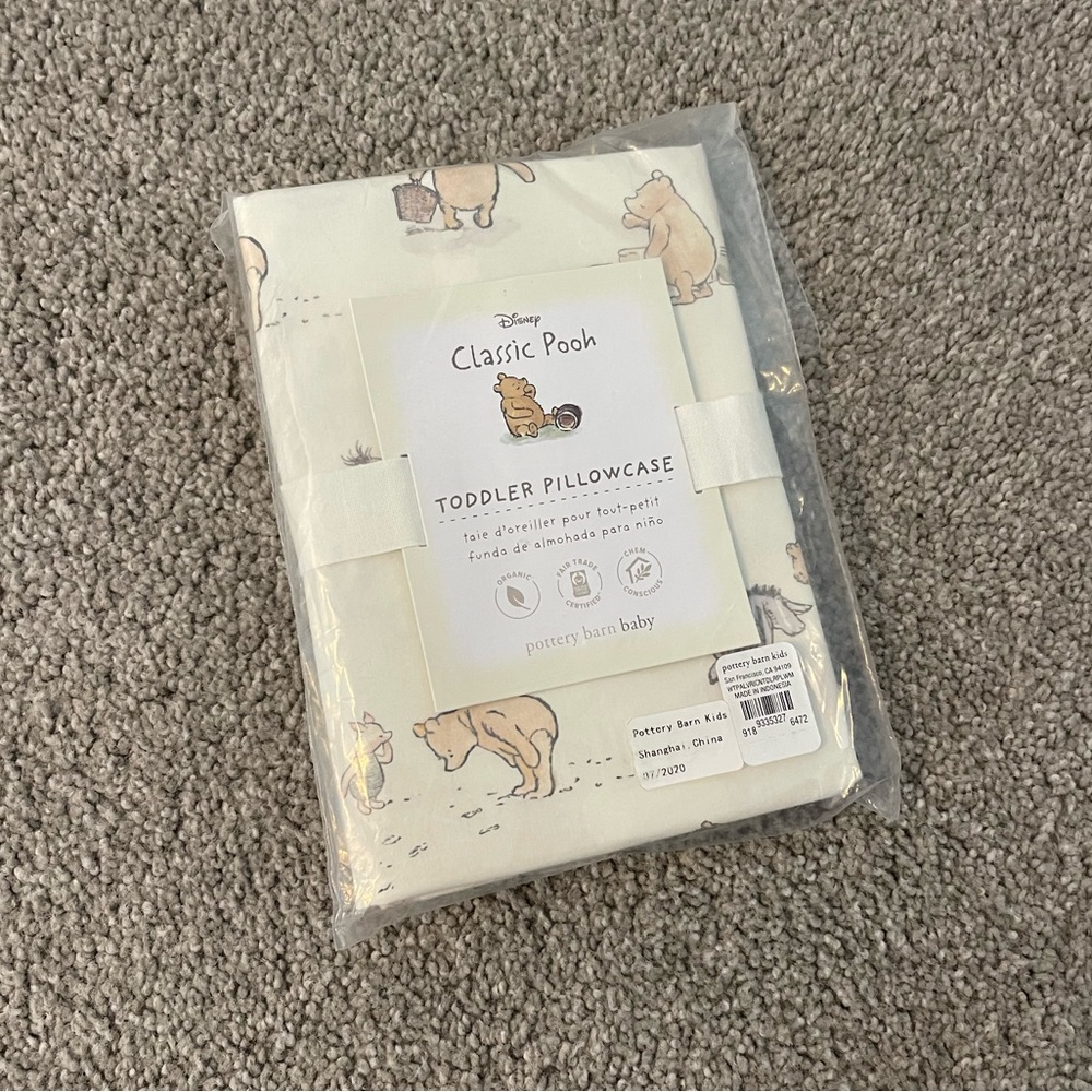 Pottery Barn Kids Disney Classic Pooh Toddler Pillowcase